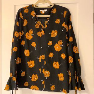 10 Crosby Derek Lam Black Blouse